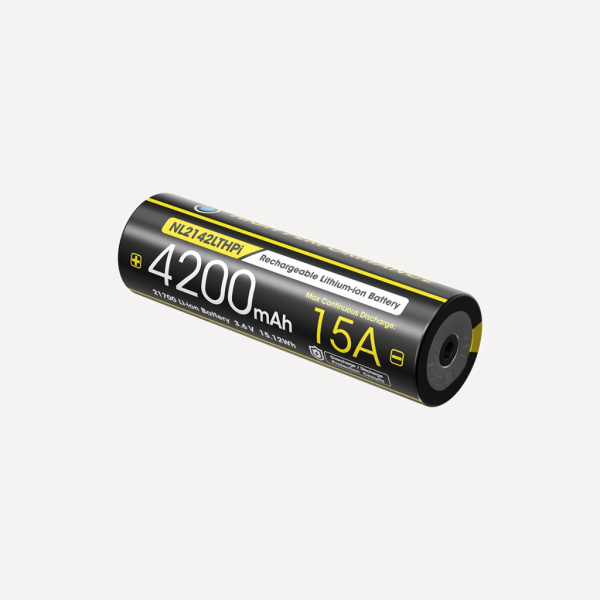 Аккумулятор NITECORE NL2142LTHPi 21700 (для i моделей) (Li-Ion 15А, 4200 mAh, (-40°C))